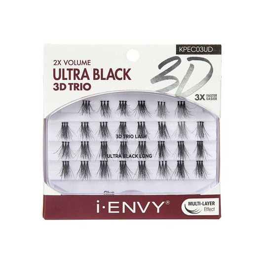 i · Envy by KISS 3D Trio Lash Ultra Black (KISS-KPEC03UD)