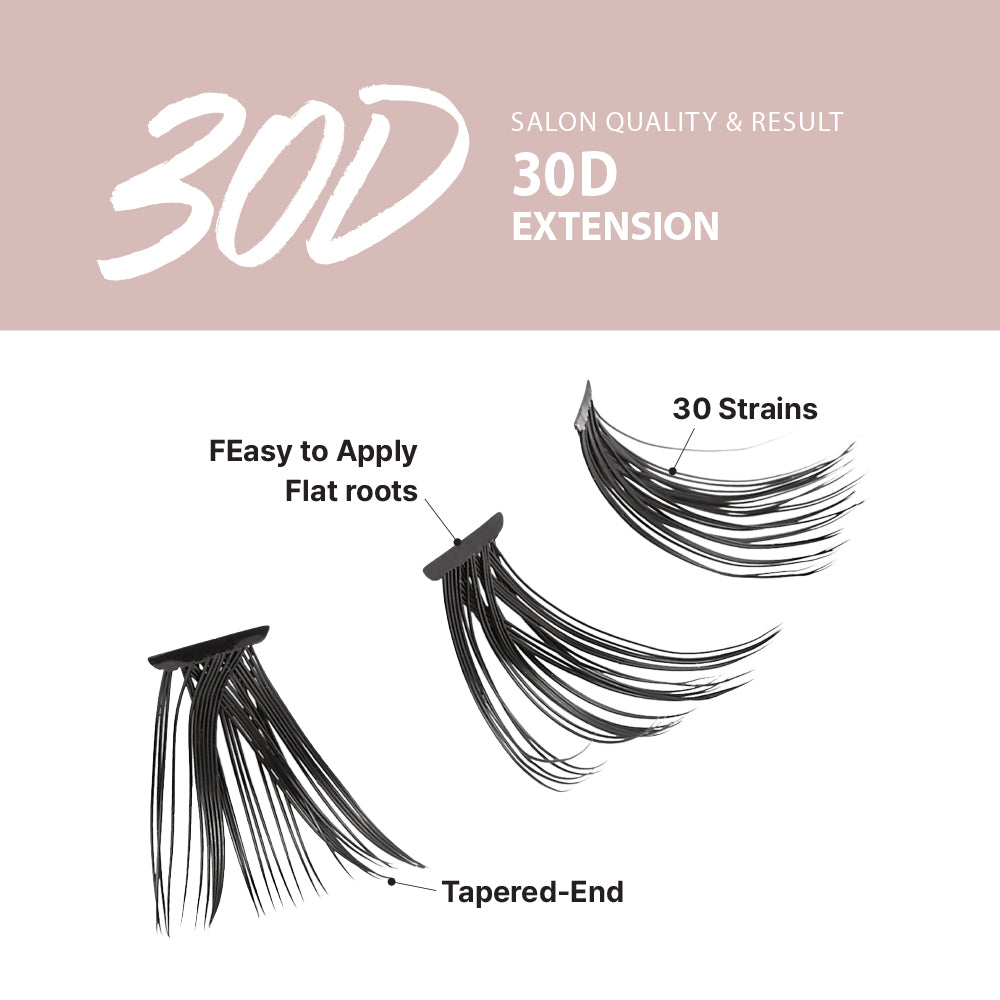 i · Envy by KISS lashes 30D Extension Cluster (KISS-KPEX05)