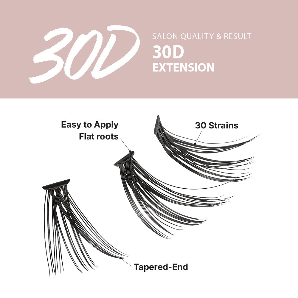 i · Envy by KISS lashes 30D Extension Cluster (KISS-KPEX06)