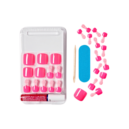 KISS nails Gel Fantasy toenails - No Fear (KISS-FCT07X)