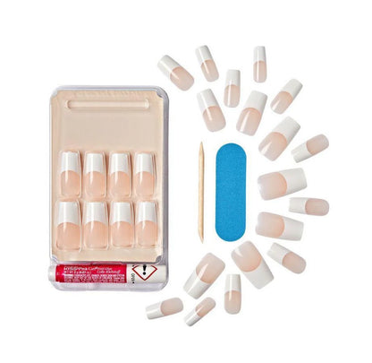 KISS Nails Salon Acrylic French Paris Lover (KISS-SF01)