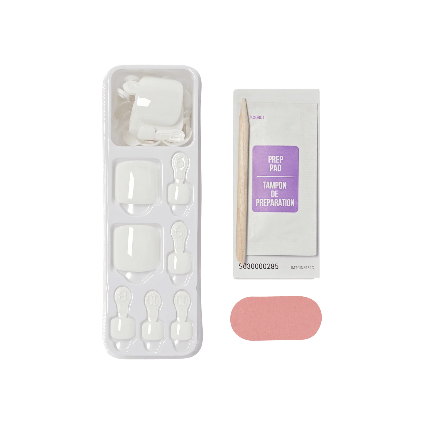 imPRESS by KISS toenails Simply White (KISS-IMT563X)