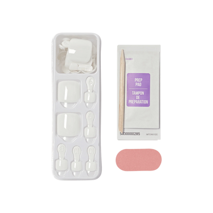 imPRESS by KISS toenails Simply White (KISS-IMT563X)