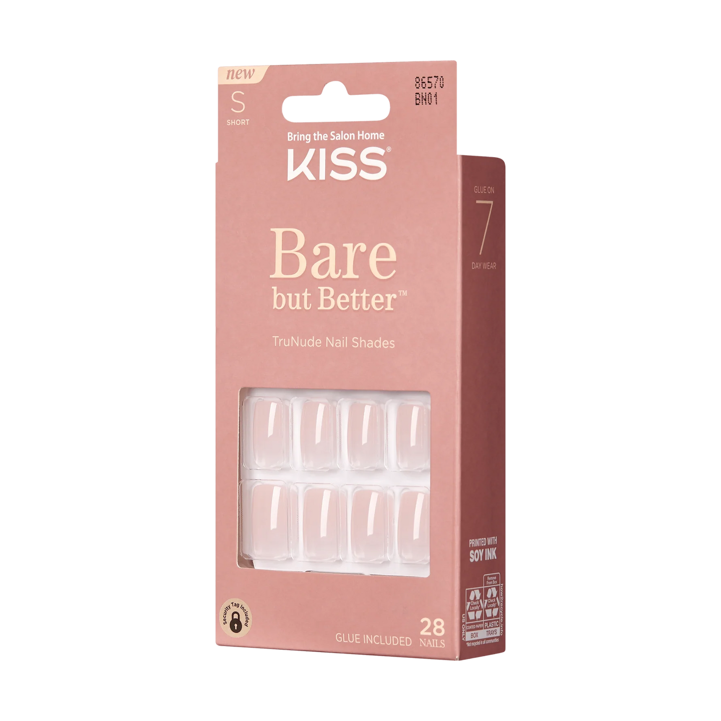 KISS nails Bare but Better - Nudies (KISS-BN01)