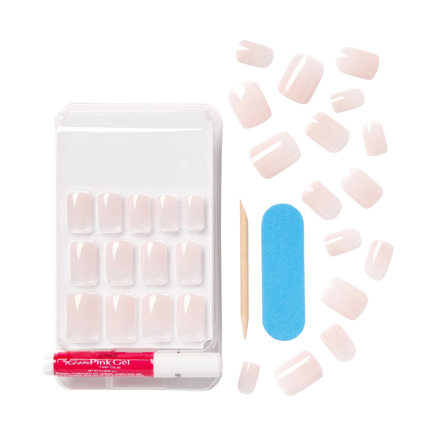 KISS nails Bare but Better - Nudies (KISS-BN01)