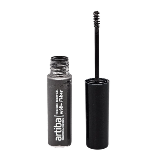 Artiba® Colored Brow Gel with Fiber Soft Black (AR-EyeB SB)