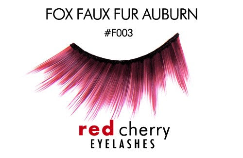 Red Cherry Lashes FOX FAUX FUR AUBURN (RED-F003)